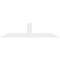 Ekena Millwork Portland Architectural Grade PVC Gable Bracket, 60"W x 15"H x 4"D x 4"F, 6/12 Pitch GBP060X15X0404POR00 - alternate 2